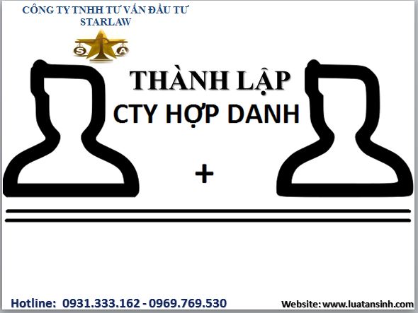 THÀNH LẬP CÔNG TY HỢP DANH